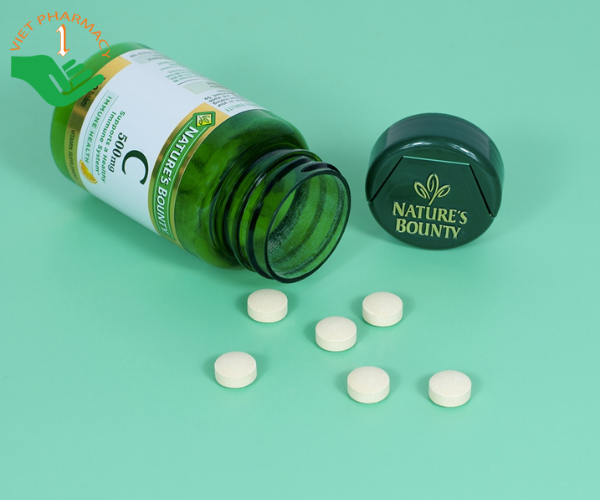 Viên uống bổ sung vitamin C Nature's Bounty C 500mg 